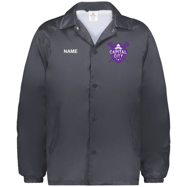 Augusta Sportswear - Nylon Coach's Jacket/Lined - Embroidered Logo **Add Name For $5** Thumbnail