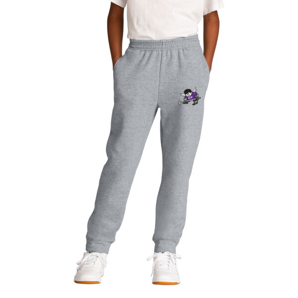 Port & Co™ Youth Core Fleece Jogger - Embroidered Logo Thumbnail