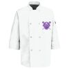 Eight Pearl Button Chef Coat with Thermometer Pocket Thumbnail