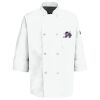 Eight Pearl Button Chef Coat with Thermometer Pocket Thumbnail