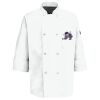 Eight Pearl Button Chef Coat with Thermometer Pocket Thumbnail