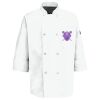Eight Pearl Button Chef Coat with Thermometer Pocket Thumbnail